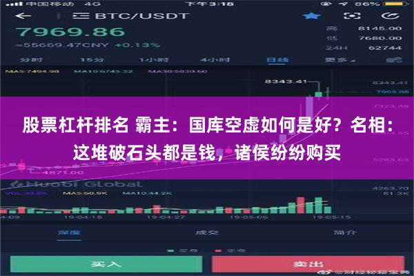 股票杠杆排名 霸主：国库空虚如何是好？名相：这堆破石头都是钱，诸侯纷纷购买
