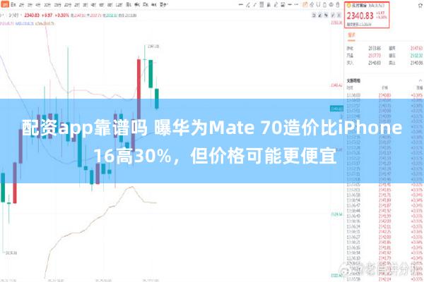 配资app靠谱吗 曝华为Mate 70造价比iPhone 16高30%，但价格可能更便宜